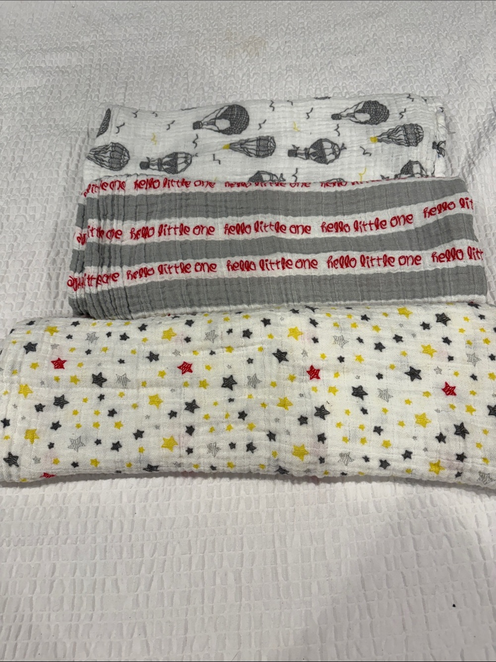 Muslin  Infant Swaddle Blankets
Bundle of 3